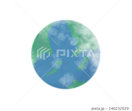 手描きの地球 140232029
