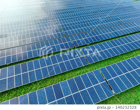 Solar farm and sun light. Solar power for green energy. Sustainable renewable energy. Photovoltaic power station. Solar panel technology. Energy sustainability. Eco-friendly green energy production. Solar farm and sun light. Solar power for green energy. Sustainable renewable energy. Photovoltaic power station. Solar panel technology. Energy sustainability. Eco-friendly green energy production. 140232328