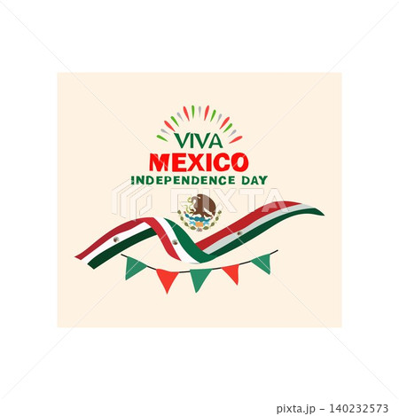 Viva Mexico Independence Day free vector illustration 140232573