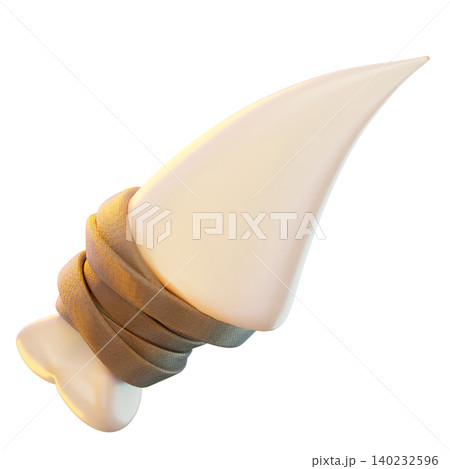 Dagger Fangs 3D Render Icon, Classic Weapon Illustration Dagger Fangs 3D Render Icon, Classic Weapon Illustration 140232596