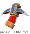 Pickaxe 3D Render Icon, Classic Weapon Illustration Pickaxe 3D Render Icon, Classic Weapon Illustration 140232599
