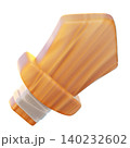 Wooden Sword 3D Render Icon, Classic Weapon Illustration Wooden Sword 3D Render Icon, Classic Weapon Illustration 140232602