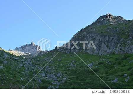 焼岳登山、北アルプス、長野県 焼岳登山、北アルプス、長野県 140233058
