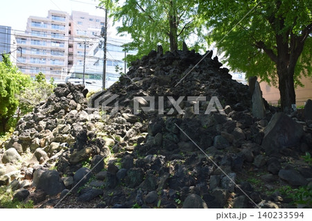 砂町富士塚の登拝道 砂町富士塚の登拝道 140233594