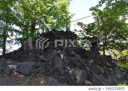 砂町富士塚の登拝道 砂町富士塚の登拝道 140233605