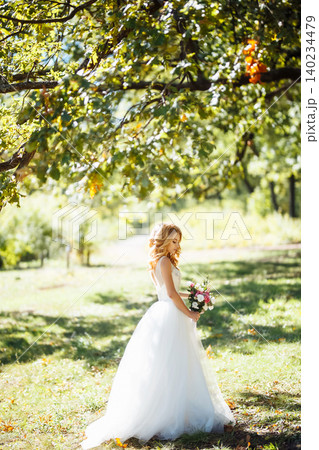 Beautiful stylish bride. Marriage. Happy newlywed woman. Beautiful stylish bride. Marriage. Happy newlywed woman. 140234479