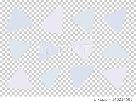 A set of various hand-drawn triangle shapes (blue, blue-gray, purple) A set of various hand-drawn triangle shapes (blue, blue-gray, purple) 140234595