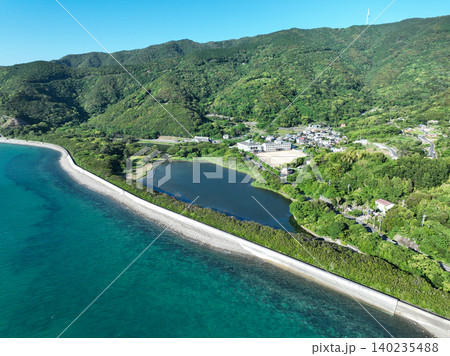 愛媛県愛南町 須ノ川海岸の風景 愛媛県愛南町 須ノ川海岸の風景 140235488