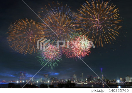 足立の花火:2026年(荒川土手:東京都足立区) 足立の花火:2026年(荒川土手:東京都足立区) 140235760