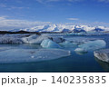 Icebergs on Jokulsarlon Glacier Lagoon, Iceland 140235835