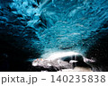 Ice cave in Vatnajokull Glacier, Iceland 140235838