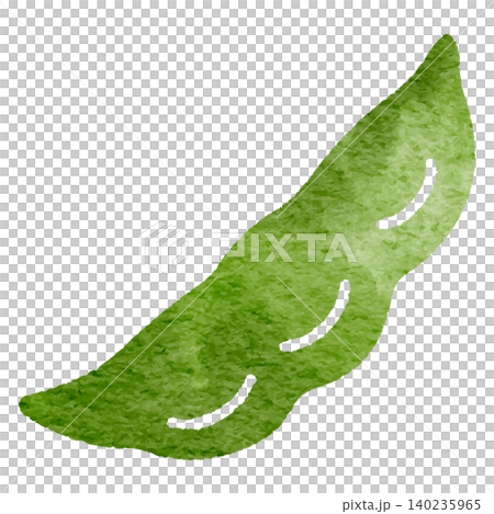 A simple and cute watercolor illustration of peas. A simple and cute watercolor illustration of peas. 140235965