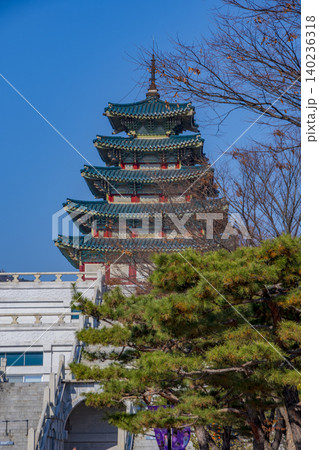 韓国ソウルの街並み 韓国ソウルの街並み 140236318