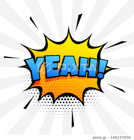 comic expression chat bubble on white background comic expression chat bubble on white background 140237056