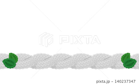 ニットのアラン模様のラインのイラスト素材 ニットのアラン模様のラインのイラスト素材 140237347