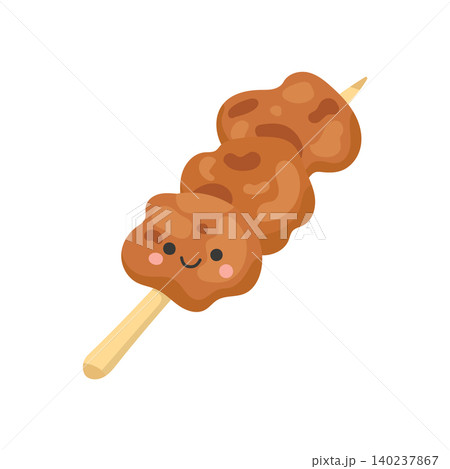 Yakitori japanese illustration with food vector japan for cooking skewer asian. Restaurant chicken background with yakitori isolated menu for icon meat barbecue. Dinner cartoon yakitori Yakitori japanese illustration with food vector japan for cooking skewer asian. Restaurant chicken background with yakitori isolated menu for icon meat barbecue. Dinner cartoon yakitori 140237867