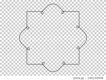 Simple decorative frame Simple decorative frame 140238946