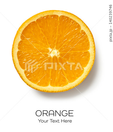 fresh orange fruit slice isolated on white background fresh orange fruit slice isolated on white background 140239746