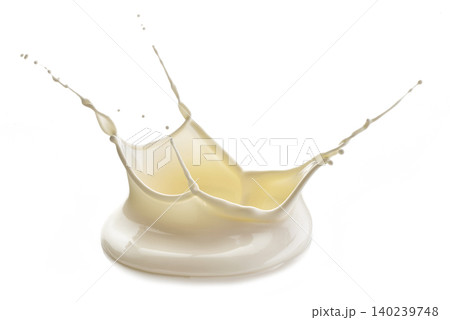Milk splash on white background Milk splash on white background 140239748