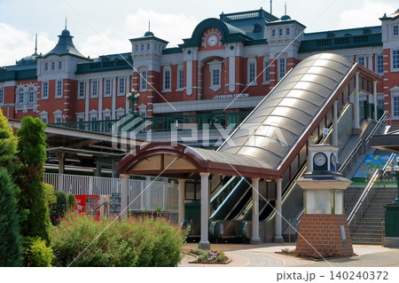 深谷駅の赤レンガ駅舎(埼玉県深谷市) 深谷駅の赤レンガ駅舎(埼玉県深谷市) 140240372