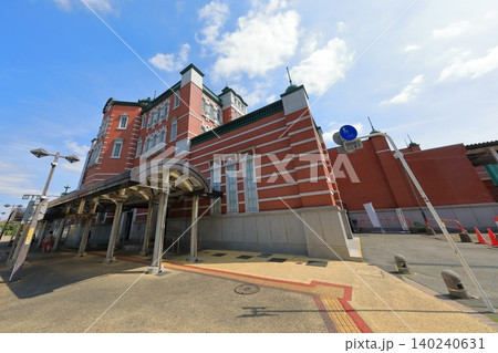 深谷駅の赤レンガ駅舎(埼玉県深谷市) 深谷駅の赤レンガ駅舎(埼玉県深谷市) 140240631