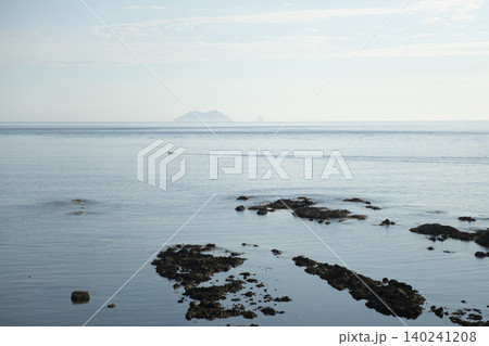 松前の海岸の風景　夏 140241208