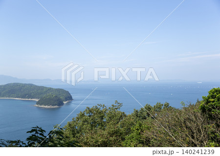 深山砲台跡から紀淡海峡を望む 深山砲台跡から紀淡海峡を望む 140241239