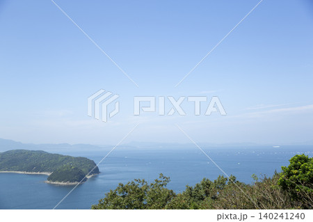 深山砲台跡から紀淡海峡を望む 深山砲台跡から紀淡海峡を望む 140241240