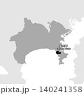 日本のベクターイラスト地図素材：神奈川県葉山町全体地図 140241358