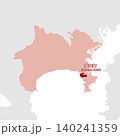 日本のベクターイラスト地図素材：神奈川県葉山町全体地図 140241359
