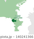 日本のベクターイラスト地図素材：神奈川県葉山町全体地図 140241366