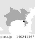 日本のベクターイラスト地図素材：神奈川県葉山町全体地図 140241367