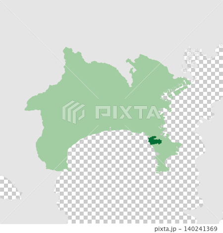 Vector illustration map material for Japan: Map of Hayama Town, Kanagawa Prefecture Vector illustration map material for Japan: Map of Hayama Town, Kanagawa Prefecture 140241369
