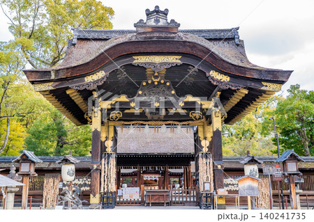 京都東山五条 豊国神社 国宝 唐門(豊臣秀吉公を祀る神社)伏見城の遺構(京の三唐門) 京都東山五条 豊国神社 国宝 唐門(豊臣秀吉公を祀る神社)伏見城の遺構(京の三唐門) 140241735