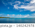 パラオ　カヤンゲル環礁のラグーンと島々 140242978