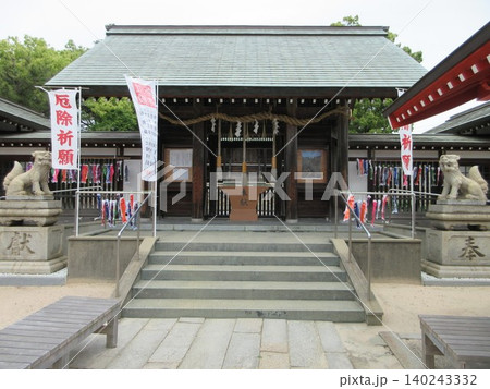 嚴島神社の拝殿!山口県下関市 嚴島神社の拝殿!山口県下関市 140243332