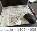 自宅パソコンでの在宅ワーク中 140244036