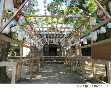宇部護国神社の拝殿！山口県宇部市 140244083