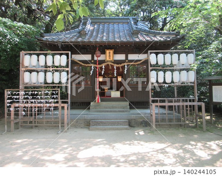 金家来神社の拝殿！山口県宇部市 140244105