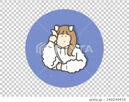 獅子座 アイコン イラスト 獅子座 アイコン イラスト 140244458