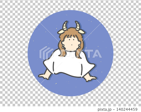山羊座 アイコン イラスト 山羊座 アイコン イラスト 140244459