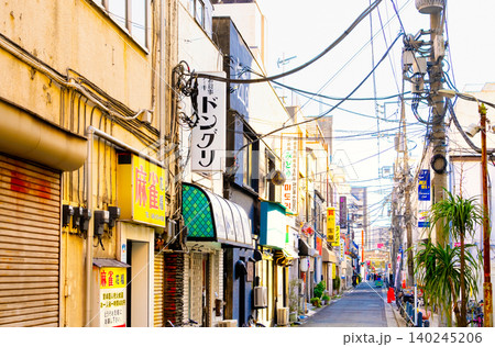横浜・福富町 路地裏 横浜・福富町 路地裏 140245206