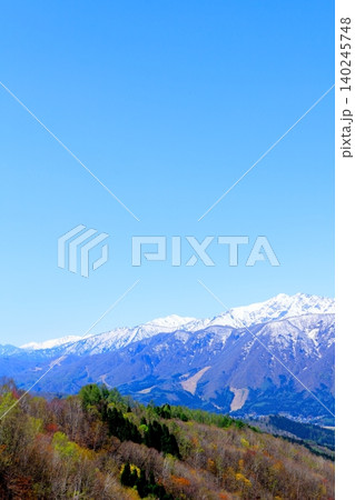 5月の白馬村からの北アルプス 信州の山々 信州の風景 5月の白馬村からの北アルプス 信州の山々 信州の風景 140245748