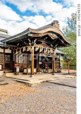 京都東山 新日吉神宮(いまひえじんぐう)新日吉神社 平安時代後白河上皇による創建 本殿(拝所) 京都東山 新日吉神宮(いまひえじんぐう)新日吉神社 平安時代後白河上皇による創建 本殿(拝所) 140246159