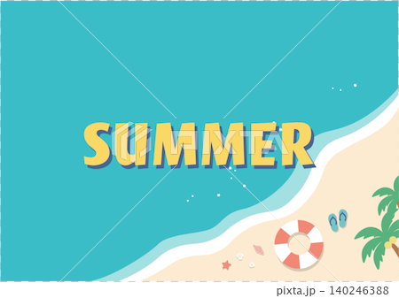 夏季橫幅,海洋背景插圖,夏季素材,沙灘,游泳圈,海岸線,人字拖。 夏季橫幅,海洋背景插圖,夏季素材,沙灘,游泳圈,海岸線,人字拖。 140246388