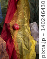 Abstract background made of colored fabric scraps 140246430