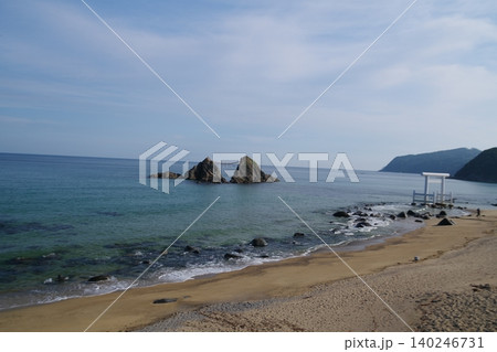 二見ヶ浦　夫婦岩 140246731