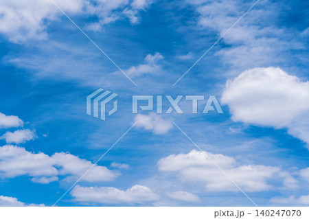 梅雨まじかの雲が多い夏空 梅雨まじかの雲が多い夏空 140247070