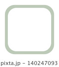 フレーム素材・角丸・1:1・くすみグリーン 140247093