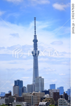 青空と東京スカイツリー 青空と東京スカイツリー 140247680